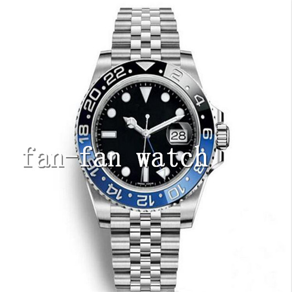 

Mens Watch BP 40mm GMT 116710 116710Blnr Blue Luminescent Ceramic Asia 2813 Movement Mechanical Automatic