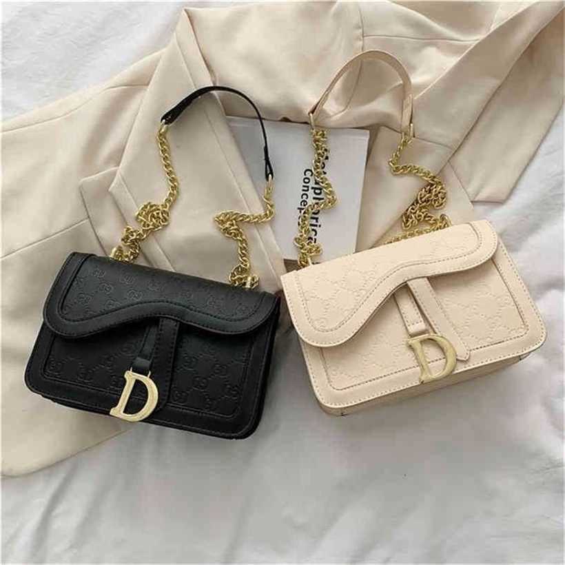 

60% OFF 2023 Designer bag Explosive models Handbags Small square texture Korean simple chain armpit, Red