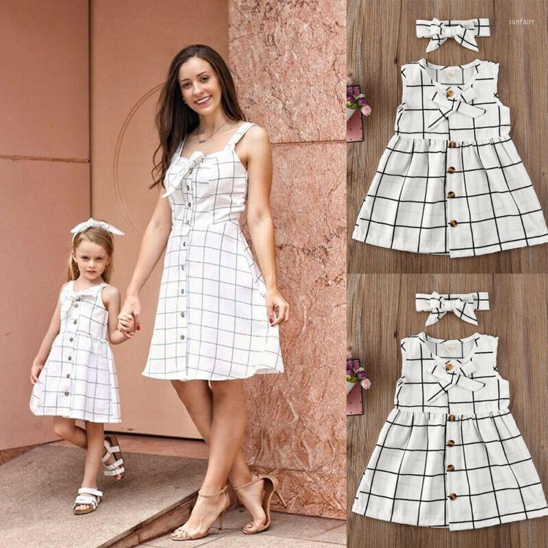 

Girl Dresses Summer Toddler Infant Kid Baby Plaid Princess Party Wedding Tutu Dress, White