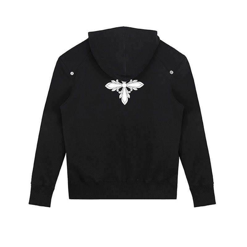 

Milk Si recommended hooded sweatshirt 2022 fall cross flower deconstruction hoodie female loose sports casual tops, Black