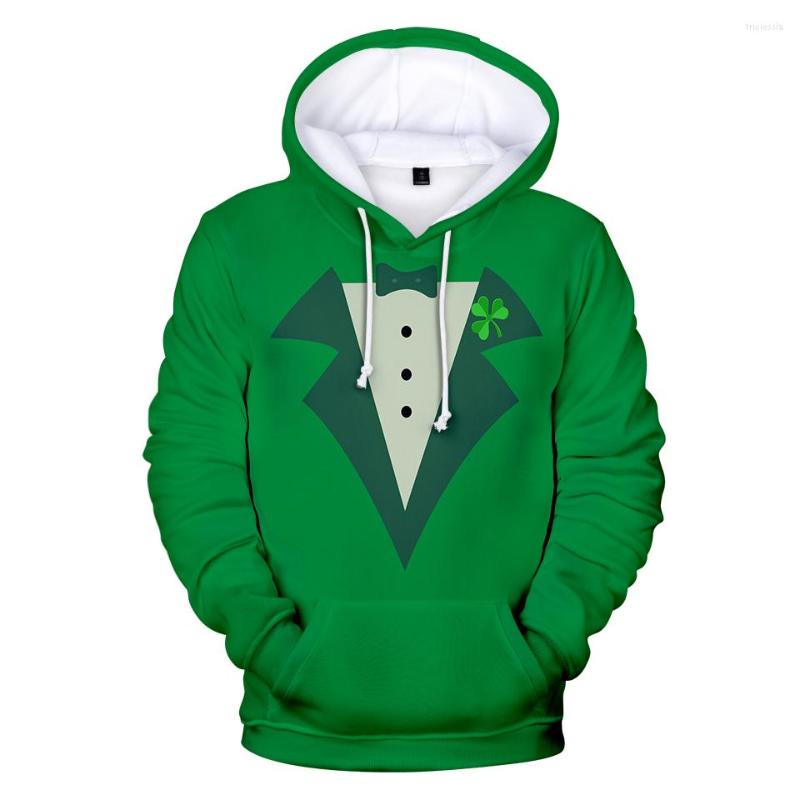

Men's Hoodies Hoodie St. Patrick's Day 3D Fashion Men/women Pullovers Printing Funny Hip Hop Sweatshirts, 3d6