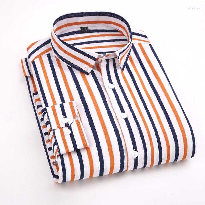 

Men's Casual Shirts Fashion Nice MEN Spring Long Sleeve Shirt Printed Brand Collar Slim Fit Soft Floral Social Man Dress, Cy119