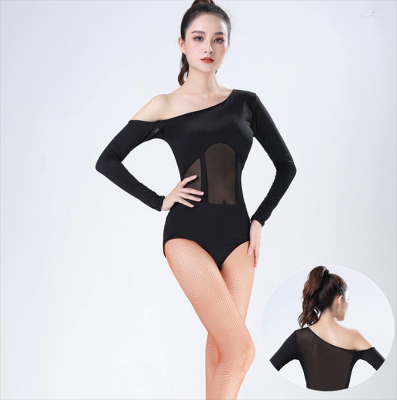 

Stage Wear Ballet Dancing Costume Performance Clothing Fast Dry Women Dance Elastic Jumpsuit 2022, Color 10 black
