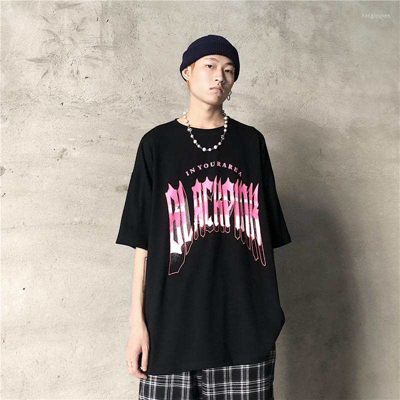 

Men' T Shirts High Street Hip Hop Letter Printing Short Sleeve Men T-shirt Emo Goth Clothes Oversized Japanese Streetwear Vintage Graphic, White