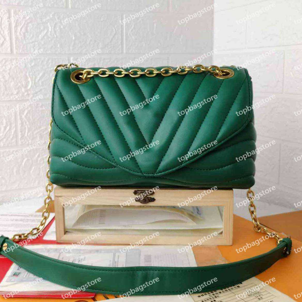 

New Wave Pochette Bags Chain Shoulder Crossbody Bags Designer Cross Body Bag Luxury Fashion Leather Classic Vintage, Win coupon