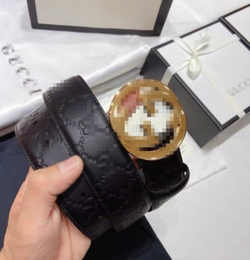 

3.8CM s GGS LVS Wholesale belts Gold clasp of human serpent Mens Womens Designer HBelt Genuine Cowhide Leather Size 105-125CM, Belt