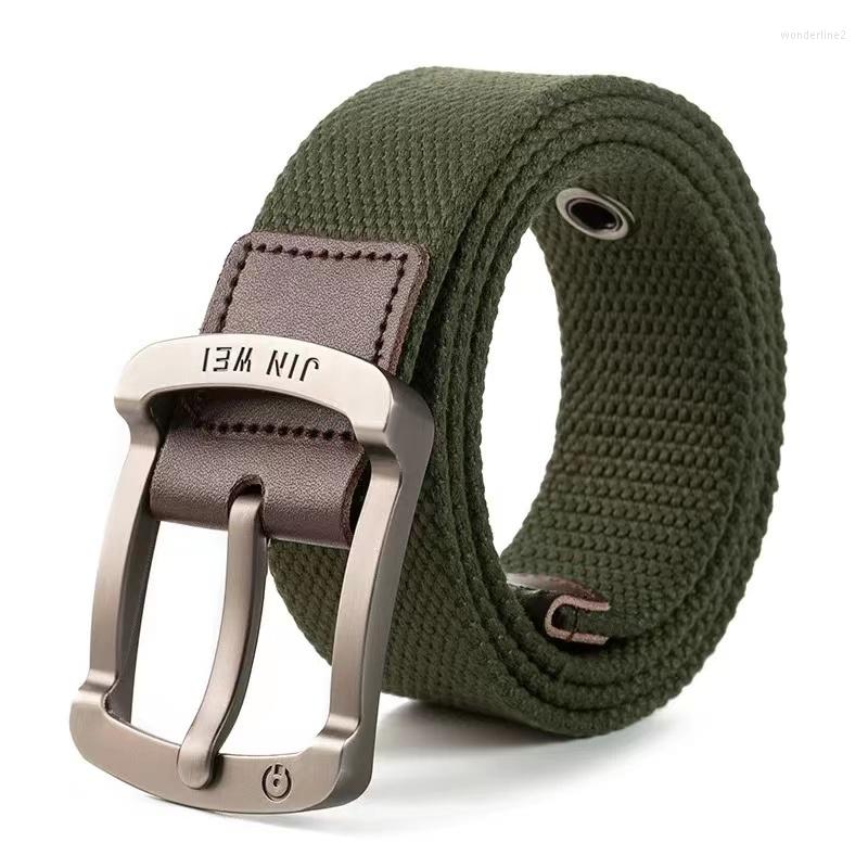 

Belts Men's Needle Buckle Travel Canvas Belt 2022 Outdoor Tactical Earth Soldier Luxury Woven Nylon Leisure Versatile Alloy, Black