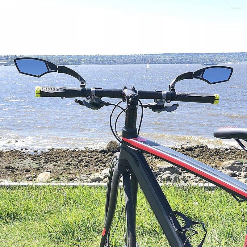 

Interior Accessories Foldable Handlebar Bike Mirror Blast-Resistant Safe Clear Glass Adjustable Rotatable Rearview