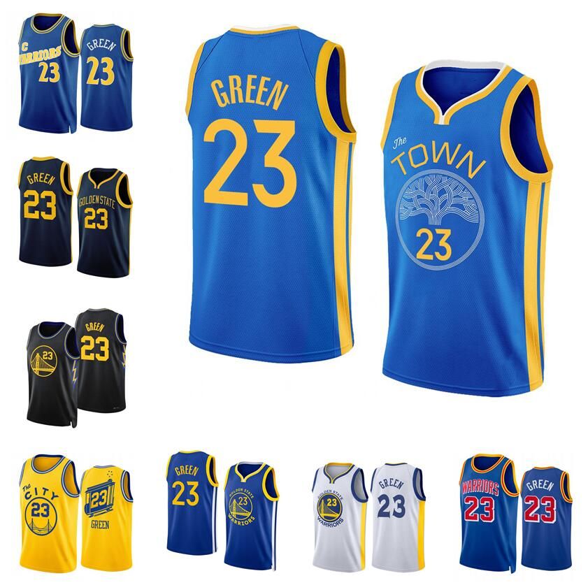 

CUSTOM custom Basketball Jerseys Draymond Green 2022-23 season white black city Men Women Youth jersey, With logo
