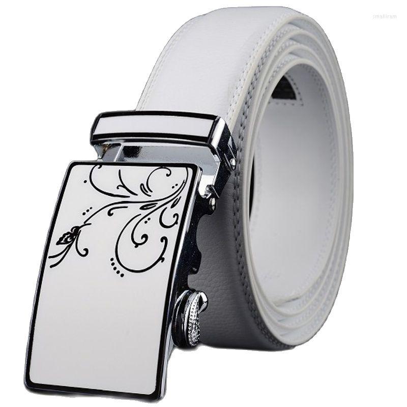 

Belts White Mens And Women Belt 110 CM -130 Men Fashion Casual