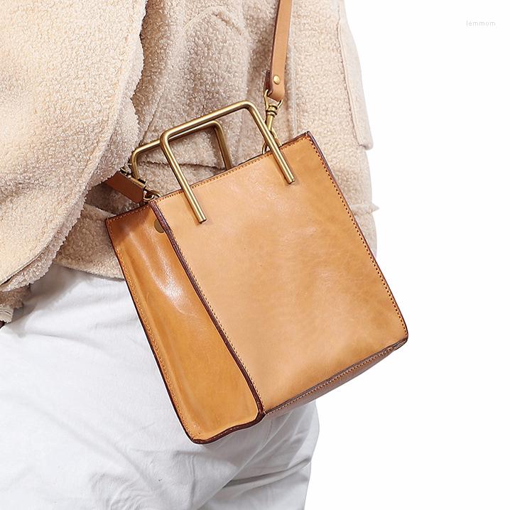 

Evening Bags Retro Handbag Shoulder Women Messenger Bag Girls Feminina Handbags, 8779yellow brown