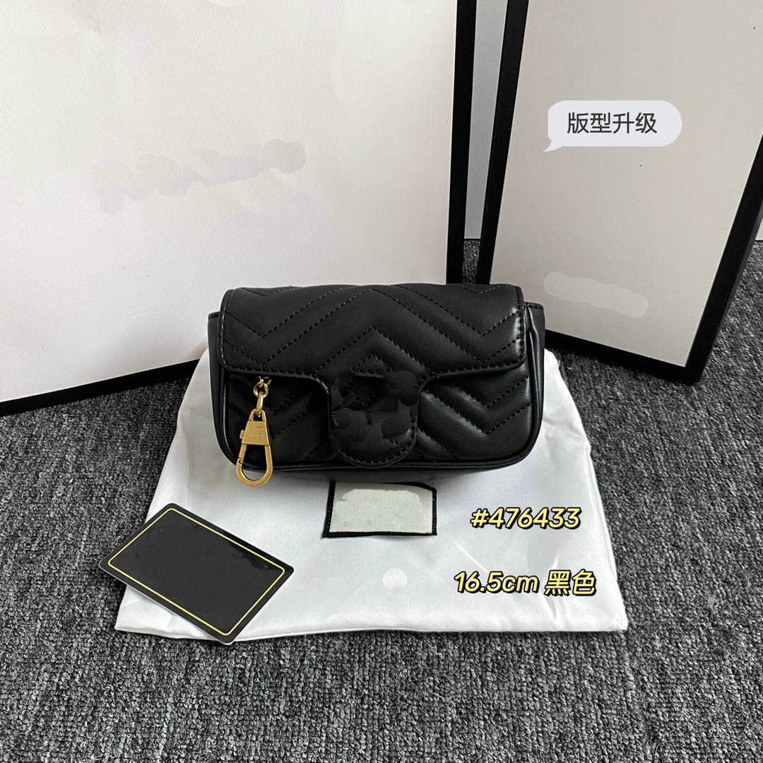 

Shoulder chain cross body women's luxury designer bag fashion women's camera handbag ordinary flip handbag zipper card seat wallet young, Box