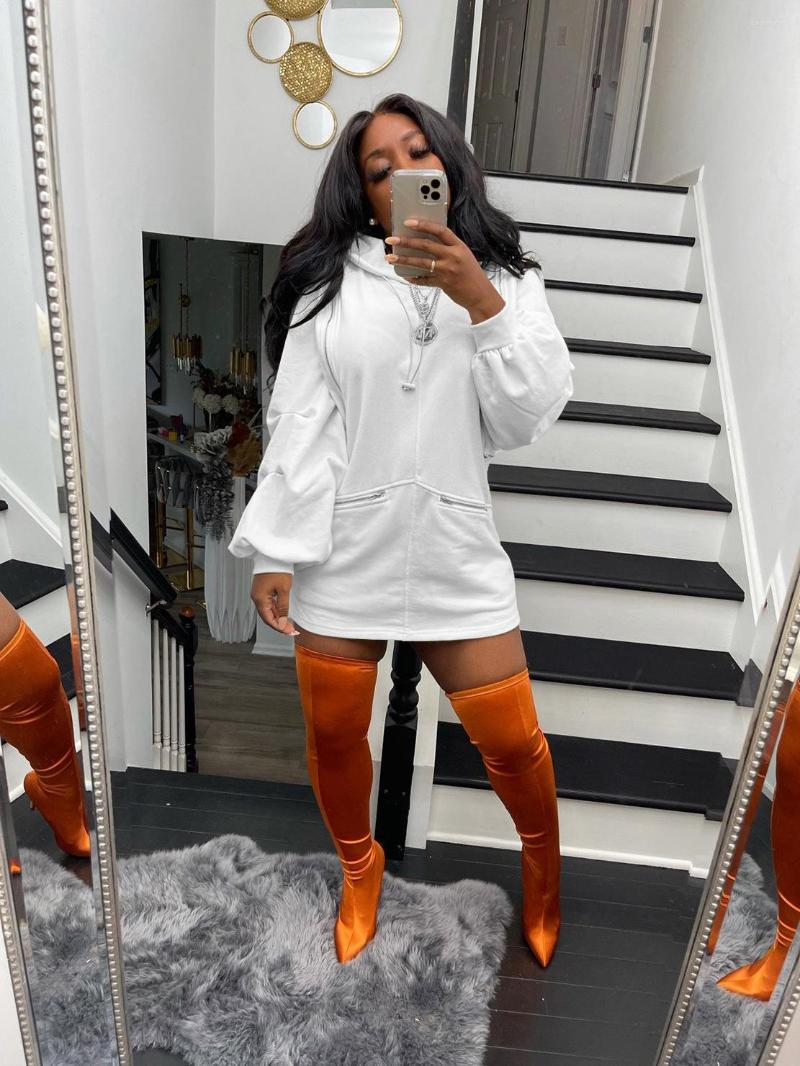 

Women's T Shirts Felyn 2022 Quality Fashion Design T-shirt Summer Solid Hooded Bodycon Zip Up Streetwear, White