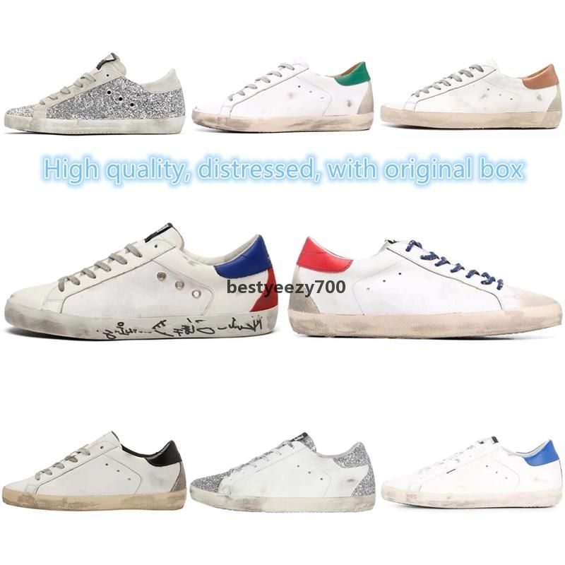 

Italy Brand Sneakers Super Star luxury Distressed flat shoes size 35-44 With box Sequin Classic White w UoQ Goldenity Gooseity eUc uEJ, 14