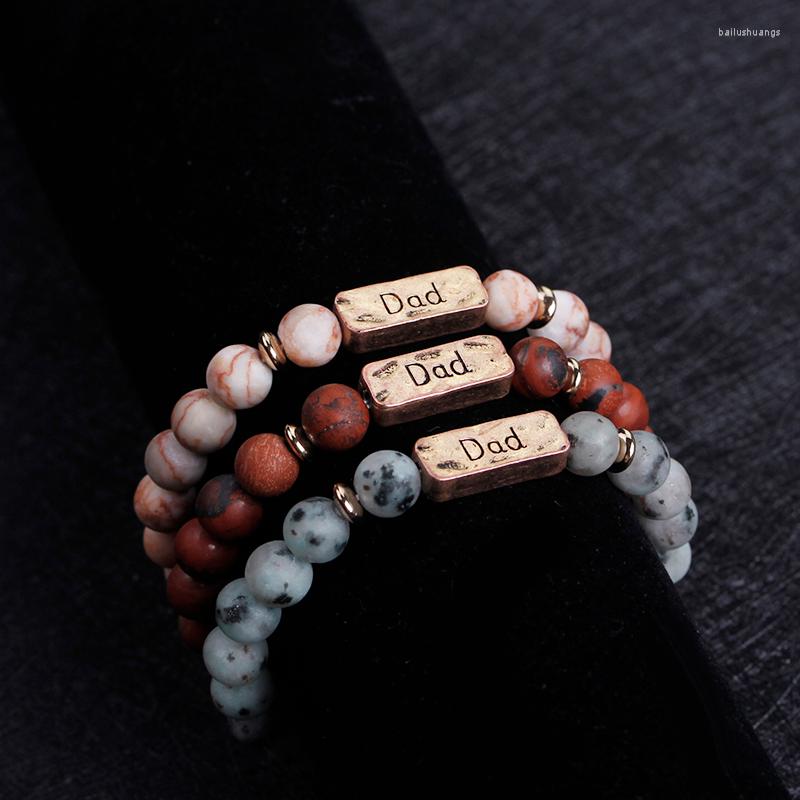 

Strand Beaded Women Men Bracelets Simple Classic Round Bead Charm & Bangles For Accessories Gift