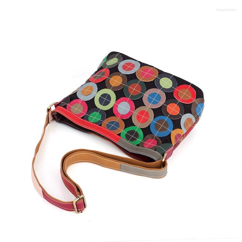 

Evening Bags Crossbody Bag For Ladies Genuine Leather Soft Messenger Zipper Retro Woman Hand Stitching Female Sac Shoulder, Colours