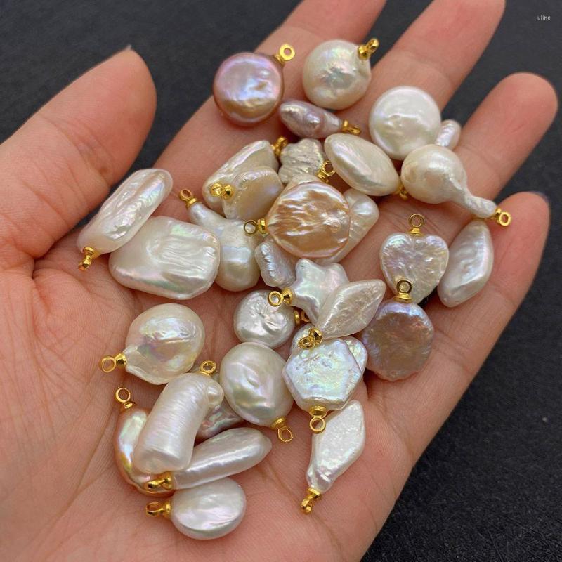 

Charms 1 Pack Natural Freshwater Pearl Pendants Irregular Shape Beads 5-22mm DIY Making Necklaces Charm Earrings Accessories Gifts