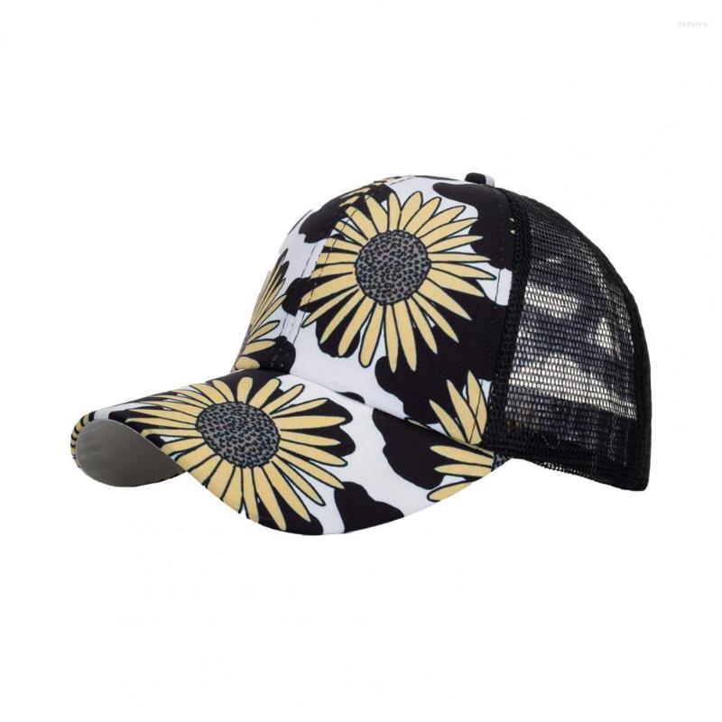 

Hats Ventilated Convenient Sunflower Pattern Millinery Supplies For Picnic
