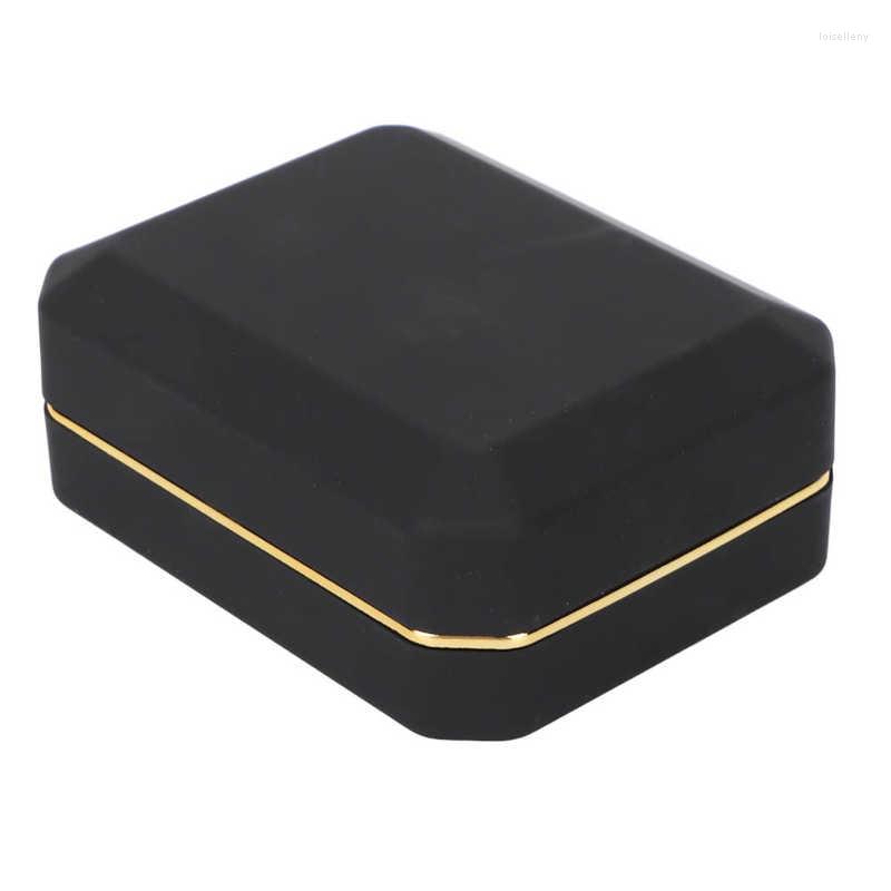 

Jewelry Pouches Gift Box Unique Ring With Light For Storage Of