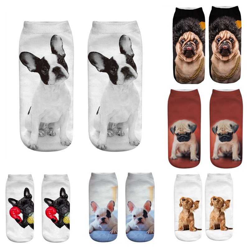 

Socks Cute Pug Corgi Bldog Dog Animal Women 39S Short Funny Cartoon Cotton Creative Ladies 3D Print Low Ankle Drop Delivery 2022 Smtk0, As details