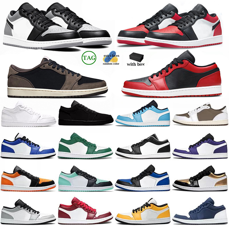 

with box Jumpman 1 1s Low Womens Mens Shoes Fragment UNC Wolf Grey Reverse Mocha Black Toe Trainers Paris University Blue Hyper Royal Crimson Tint gai, 26