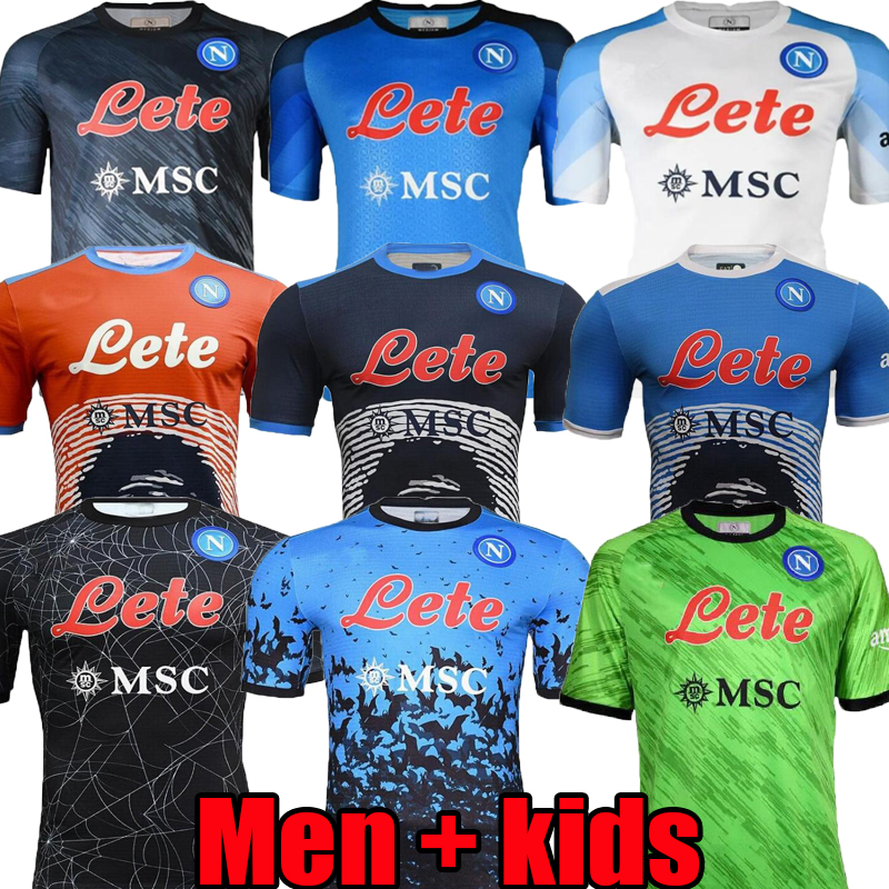 

22 23 NAPOLI soccer jerseys Maglia Naples 2022 2023 ZIELINSKI ANGUISSA OLIVERA KVARATSKHELIA KIDS FOOTBALL SHIRT OSIMHEN FABIAN LOZANO SSC Napoli goalkeeper, 22/23;away