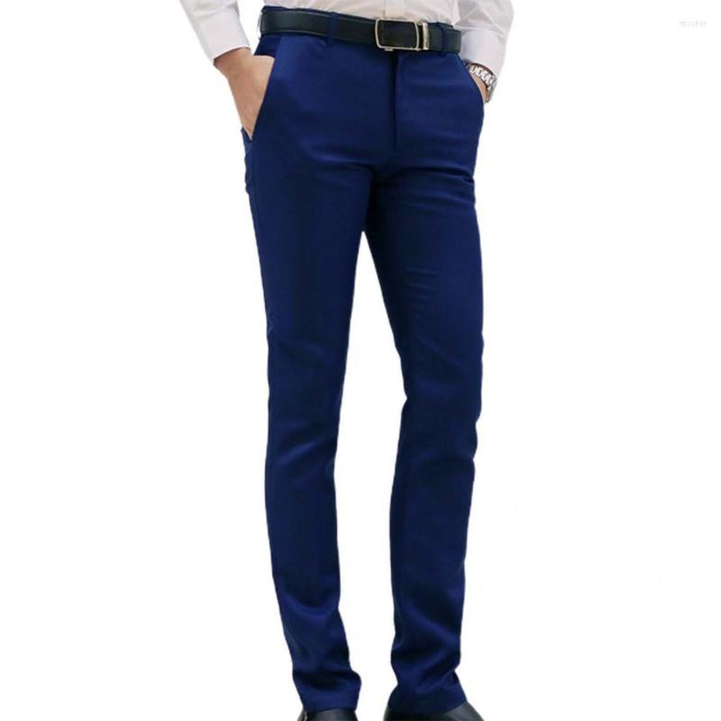

Men's Suits Great Winter Suit Pants Long Slim Fit Trousers Casual Straight For Home Male, Khaki