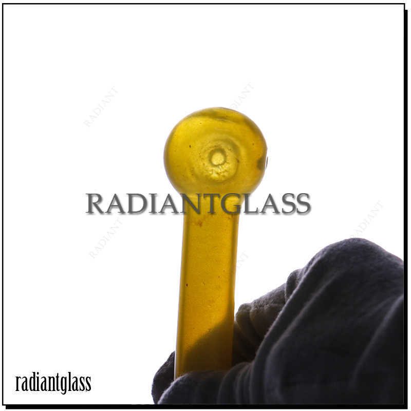 

Matte Mini Hand Glass Pipe Colorful for Dry Herb Tobacco Smoking Pipes Handmade