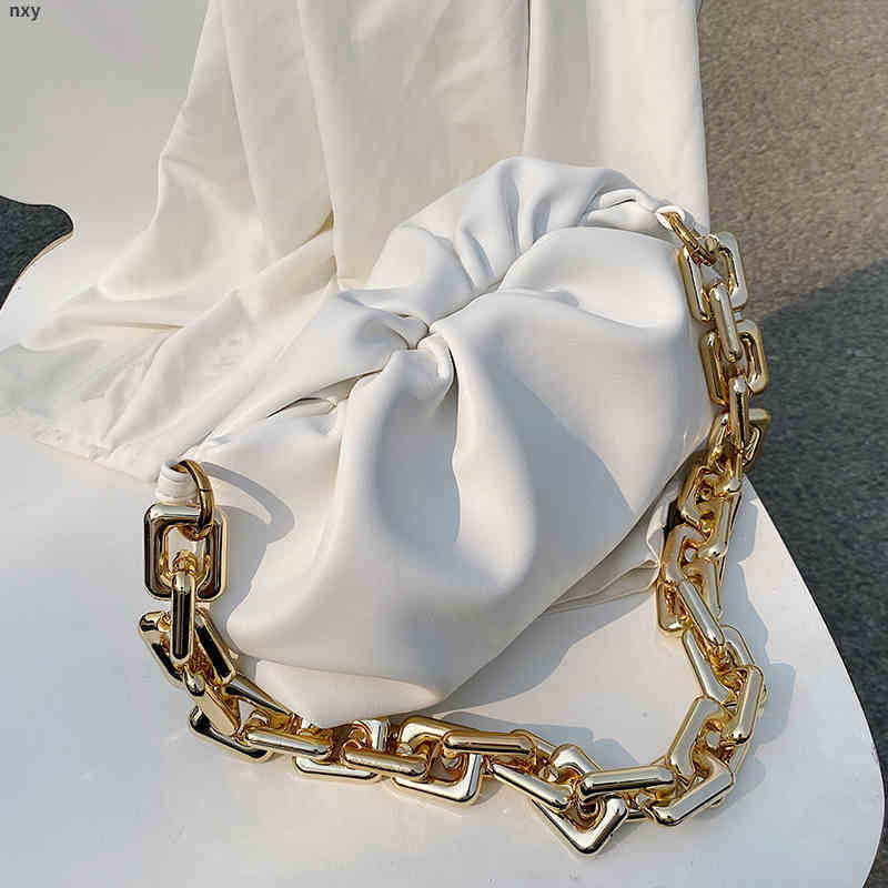 

Shopping Bag Solid Color Pleated Tote Bag 2022 Fashion New High quality Soft Leather Women Designer Handbag Travel Shoulder Bag Armpit 220723, Blue