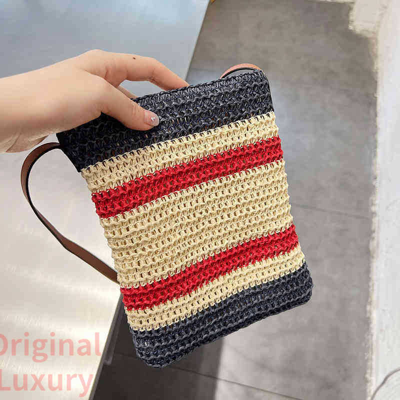 

Cross Body Shoulder Bag Summer Mini Weaving Bag Woman Totes Casual Woven Handbag Crossbody Bags Women Designer Handbags Messenger Bags Purses 221031