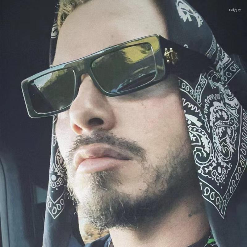 

Sunglasses Oversized Women Square Frame 2022 Original Designer UV400 Colors Classic Retro Man Summer Glasses