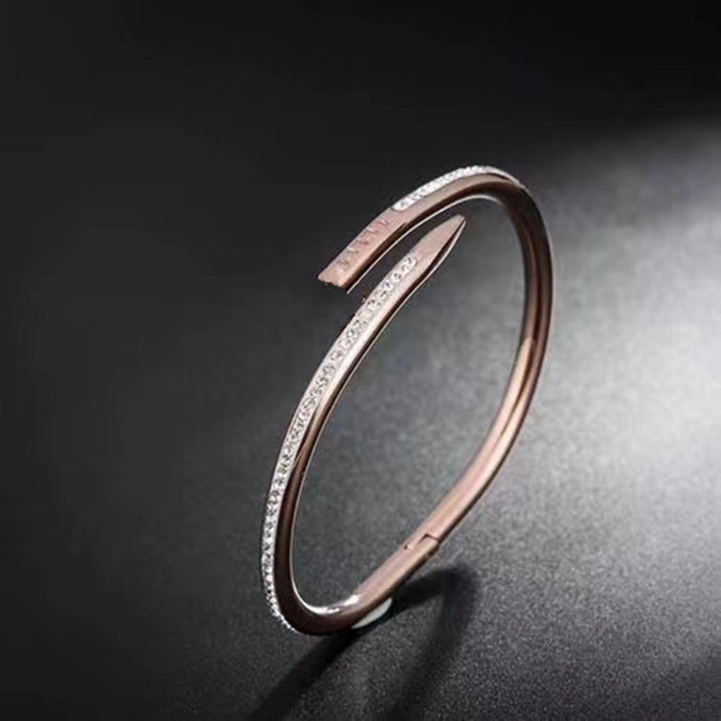 

full diamond love Tennis Bracelet Bracelets Bangle Titanium steel designer for women men luxury jewlery gifts woman girl gold silver rose gold wholesale not Fade