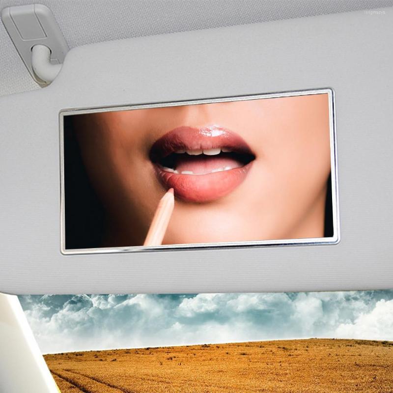 

Interior Accessories Car Sun Visor Mirror Sun-Shading Makeup Mirrors Stainless Steel High Clear Cars No Battery 65x110cm