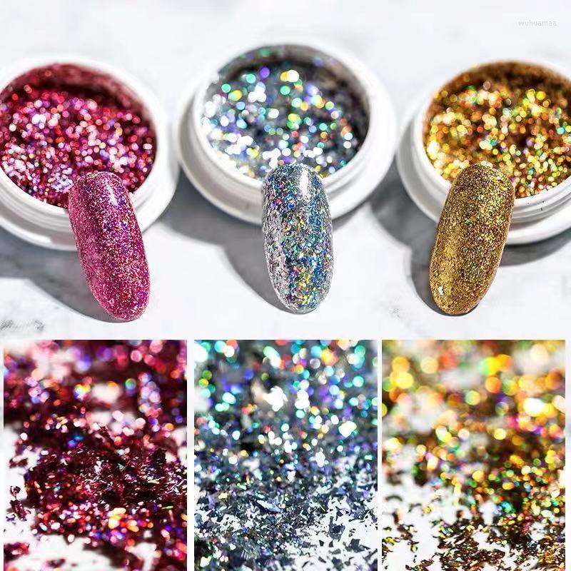 

Nail Glitter 12colors To Choose Holo Flakes For Nails Sequins Holographic Powder Galaxy Rainbow Art Paillettes