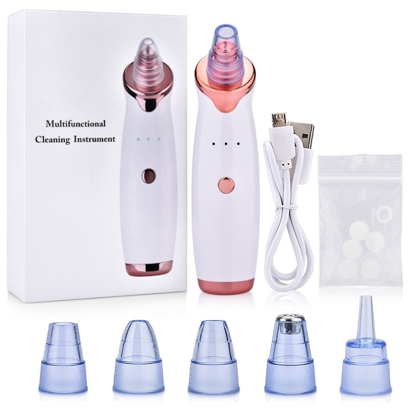 

Face Care Devices Microdermabrasion Blackhead Remover Vacuum Suction Pimple Acne Comedone Extractor Pores Cleaner Skin Tools 221028