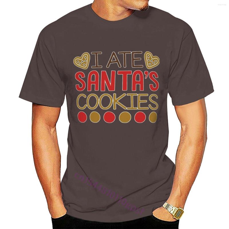 

Men's T Shirts Cotton Fashion O Neck Custom Printed Men Shirt I Ate Santa's Cookies Coffee Funny Women, Deep heather