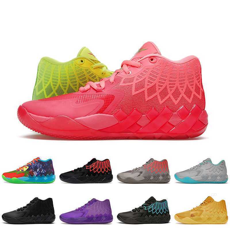 

Basketball Shoes City Sneakers Red Blast Queen Lamelo Ball Mb.01 Rick And Mortys Not From Here, C12 40-46