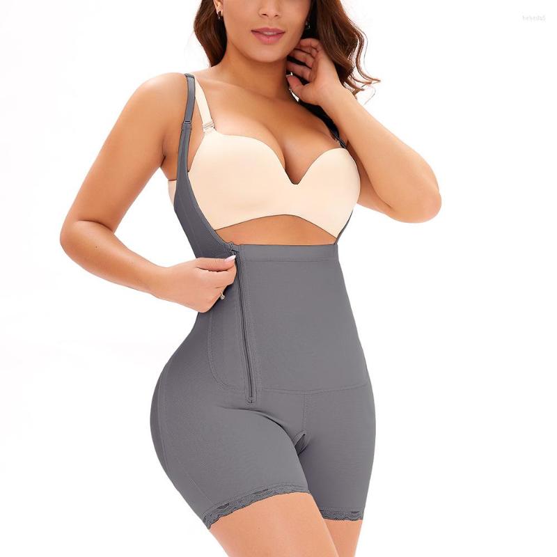 

Women' Shapers Women Postpartum Belt Tummy Control Shapewear Flatten Abdomen Fajas Side Zipper Bodysuit, Beige