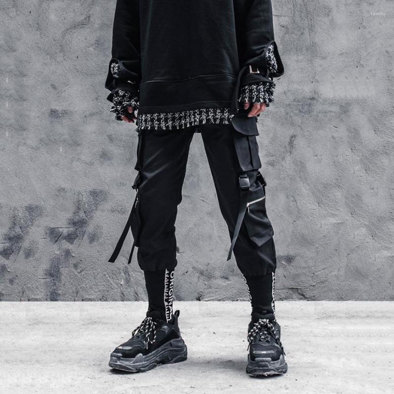 

Men's Pants Y2K Joggers Men Harem Cargo Black Urban Hipster Streetwear Loose Sweatpants Male Harajuku Pencil Trousers