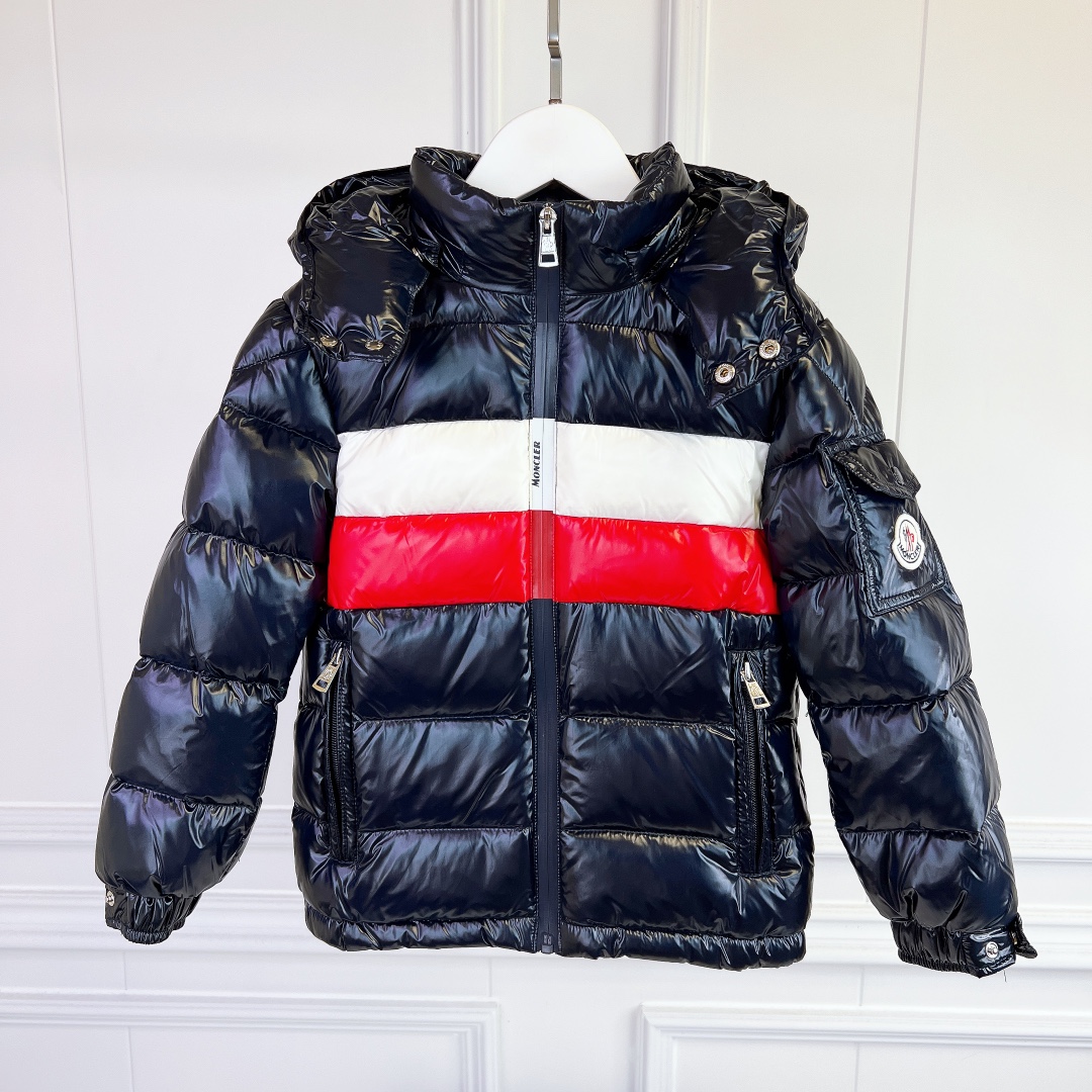 Down Coats Baby Clothes Kids Coat Kid clothe Designer Jacket Hooded White black 120-160cm