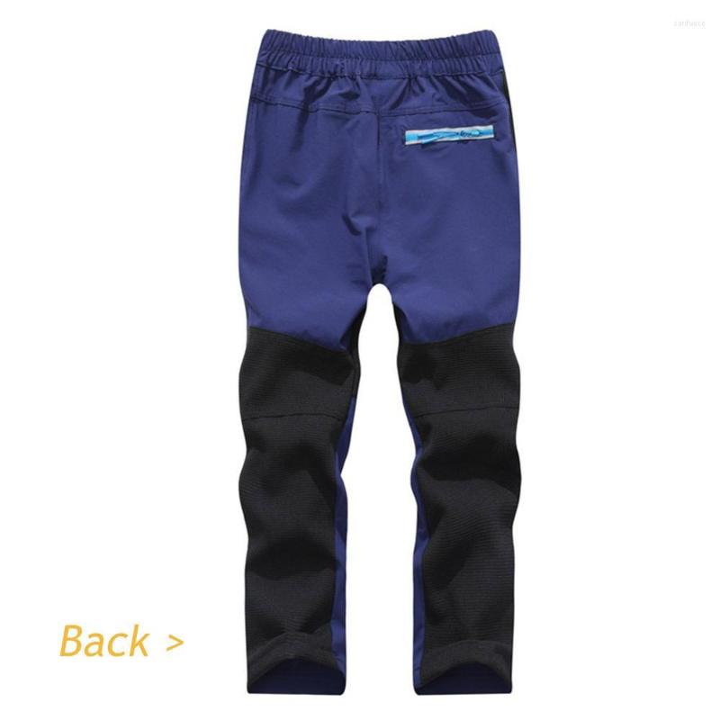 

Outdoor Pants Children's Summer Hiking Kids Quick Drying Thin Trousers Boys Girls Elastic For Camping Cycling, Navy blue pants