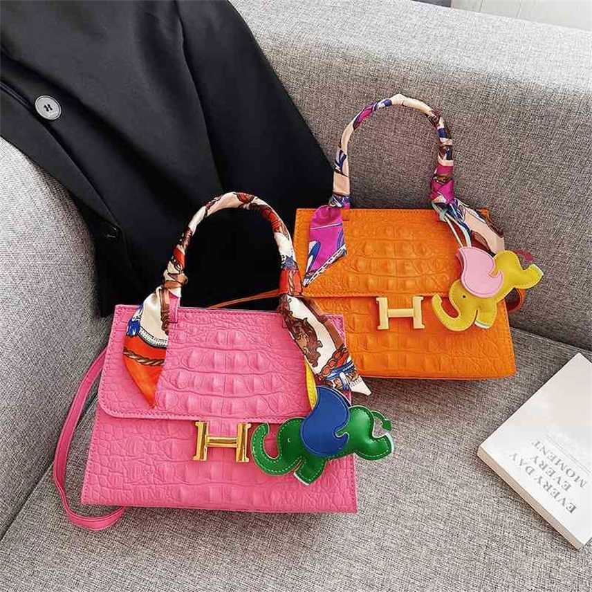

Bags Bag women's bag simple atmosphere 2022 new small square crocodile texture one shoulder portable Purses, Creamy-white