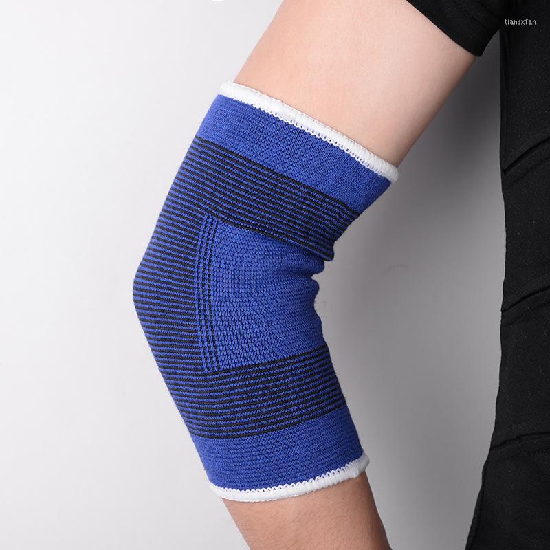 

Knee Pads 1 Pair Elbow Support Sleeve Pullover Wrap Elastic Sock Compression Bandage Protection, Blue