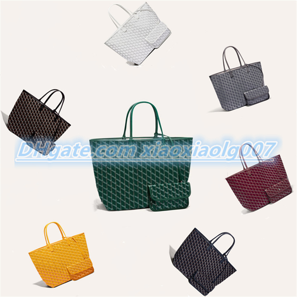 

Top Designers tote bag womens mens Wallets weekend Luxurys Anjou Mini Cross Body double sided shopping totes hangbag pochette cleo goyar leather Beach bags, Yellow