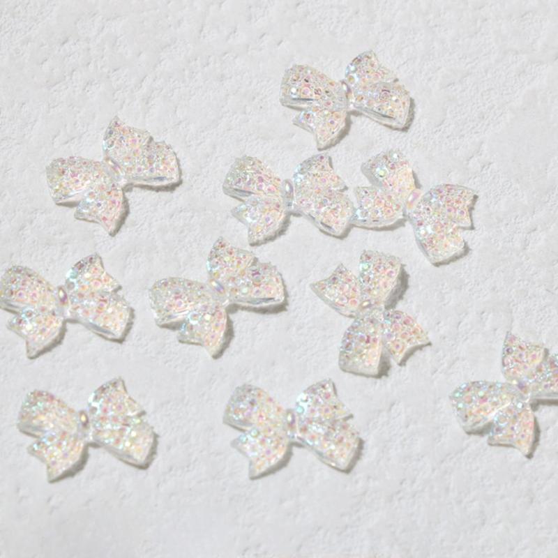 

Nail Art Decorations Sparkling 6 Styles Butterfly Bear Swan 3D DIY Decor Manicure Making Tools For Girl