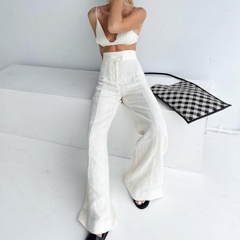 

Women' Two Piece Pants Women' Summer Women Tracksuit Set Spaghetti Strap Deep V Crop Top Trousers Sets Sexy Outfit Party Chandals, White