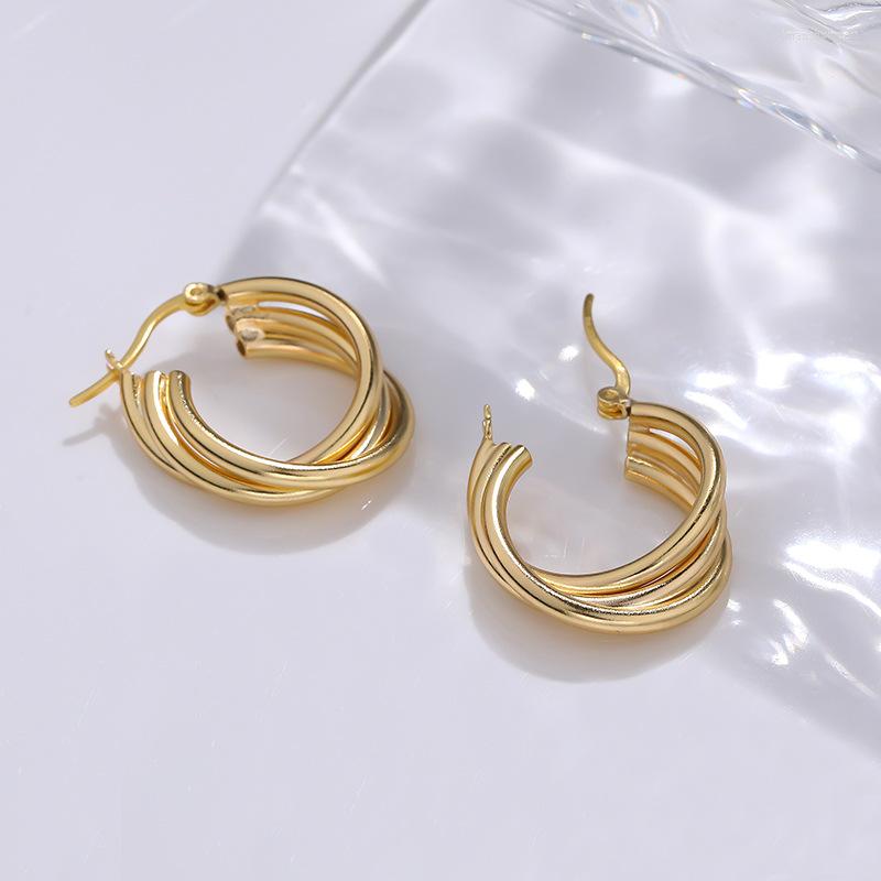 

Hoop Earrings Silvology Real 925 Sterling Silver Multi-layer Hollow Tube For Women Elegant Circle Western Style Jewelry