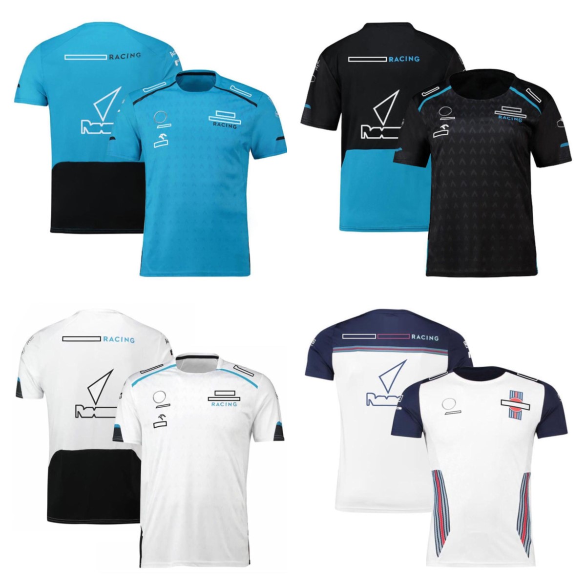 

f1 Formula One short sleeve T-shirt team fan commemorative official with the same style and size can be customized