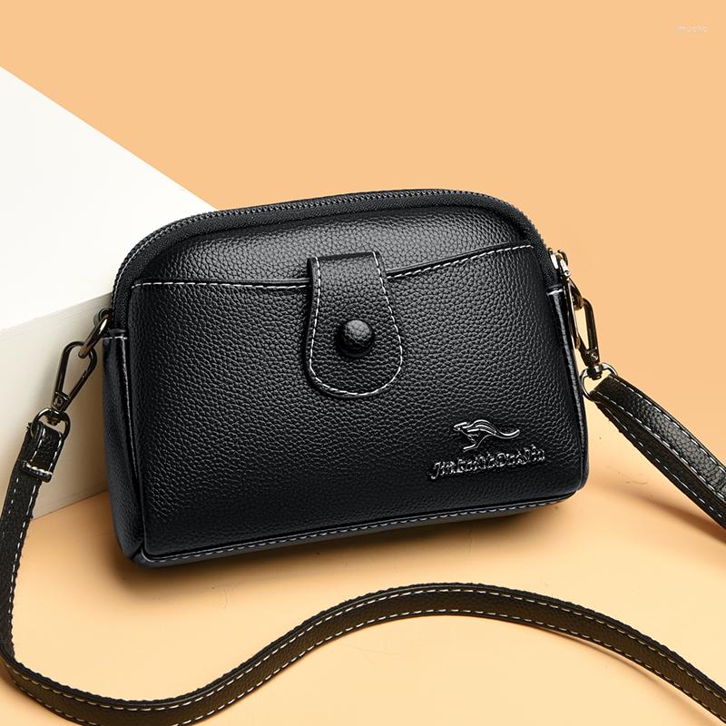 

Evening Bags Small Crossbody For Women 2022 High Quality Leather Handbags Clutch Phone Bag Fashion Ladies Mini Shoulder Messenger, Black