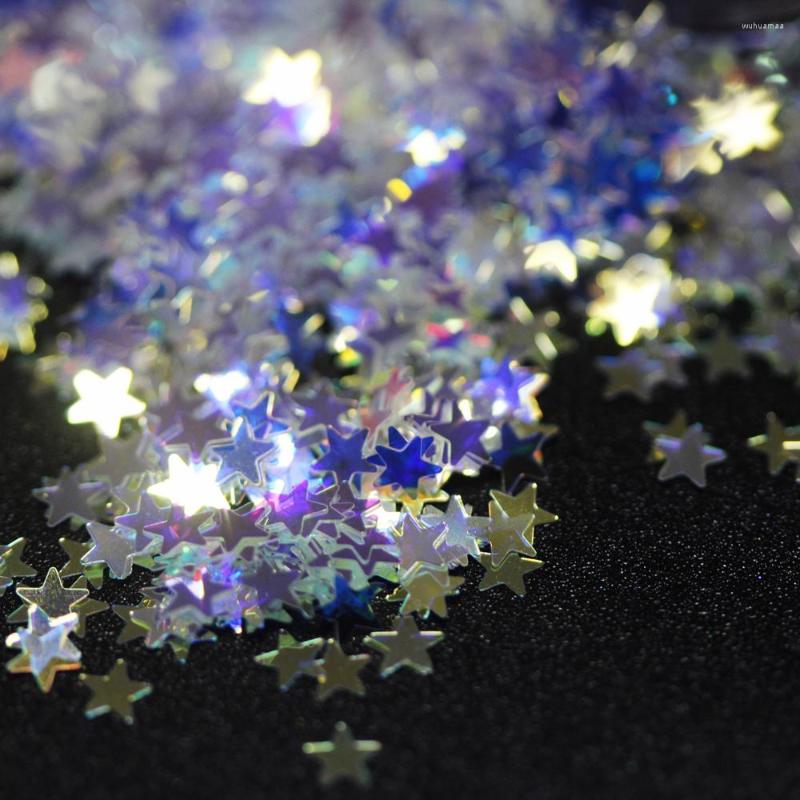 

Nail Glitter 2g/Bag Square Rectangle Strips Mirror Silver Sequin Laser Flakes DIY Tips Decoration